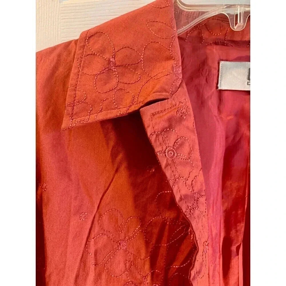 DKNY CITY Trench coat Size 8 - Picture 6 of 8